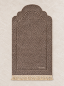 Tapis de Prière Noor Time Minimal - Marron Chocolat